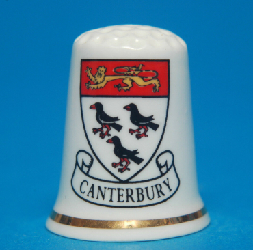 Canterbury-Kent-Coat-of-Arms-China-Thimble-B23-163473732780
