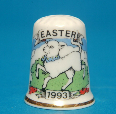 Easter-Lamb-Dated-1993-China-Thimble-B85-154761983920