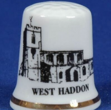 West-Haddon-Parish-Church-Northants-China-Thimble-B29-160586643850