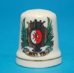 Malta-Emblem-Pottery-Thimble-B50-153970099461