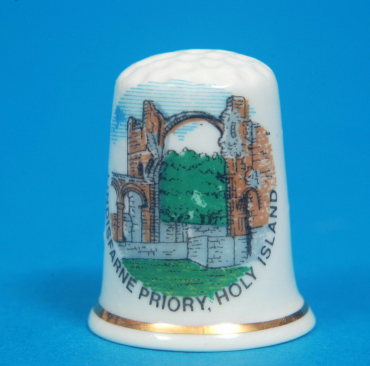 Lindisfarne-Priory-Holy-Island-Northumberland-China-Thimble-B175-153299028252