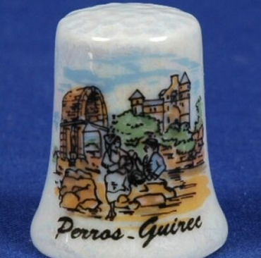 Perros-Guirec-France-China-Thimble-B79-160777509302