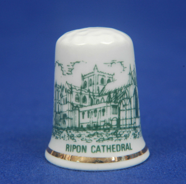Ripon-Cathedral-Yorkshire-China-Thimble-B123-162883491533