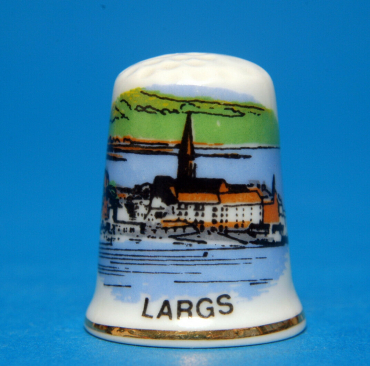 Largs-Scotland-China-Thimble-B128-154691999174