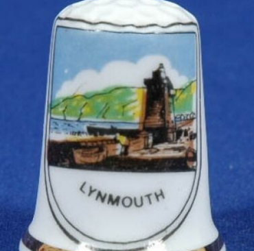 Lynmouth-Devon-China-Thimble-B51-160554715334