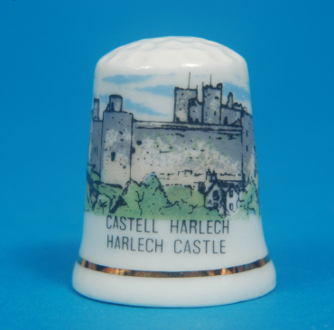 Castell-Harlech-Harlech-Castle-Wales-China-Thimble-B31-163375755995