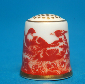 Special-Offer-Royal-Crown-Derby-Red-Aves-China-Thimble-B50-153734736705