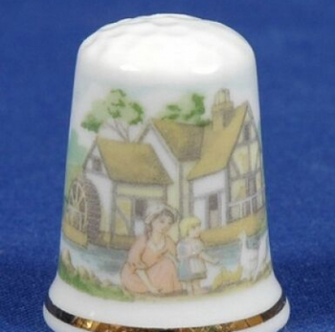 Special-Offer-TCC-Thimble-Collectors-Club-Heart-of-England-Old-Mill-Thimble-B90-150933489975
