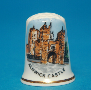 Alnwick-Castle-Cumbria-China-Thimble-B129-164404366966