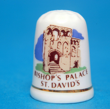 Bishops-Palace-StDavids-Pembrokeshire-Wales-China-Thimble-B63-164607001666