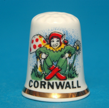 Cornwall-Pixie-Lucky-China-Thimble-B108-164496749576
