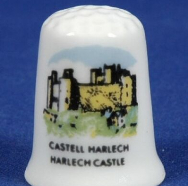Harlech-Castle-by-Towyn-Pottery-Wales-Thimble-B45-150866673526