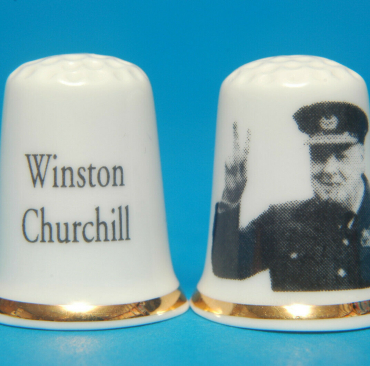 SPECIAL-OFFER-Winston-Churchill-Black-White-Thimble-B168-154022933677