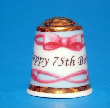 Miss-Mouse-Thimbles-Ayshford-Happy-75th-Birthday-Gold-Top-China-Thimble-B86-154572137368