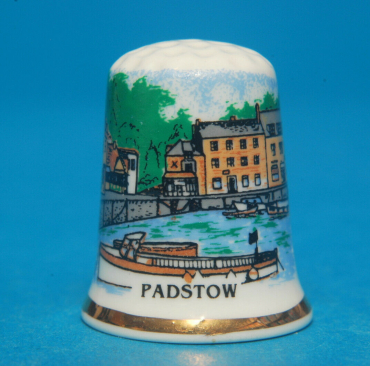 SPECIAL-OFFER-Padstow-Cornwall-China-Thimble-B152-153826567479